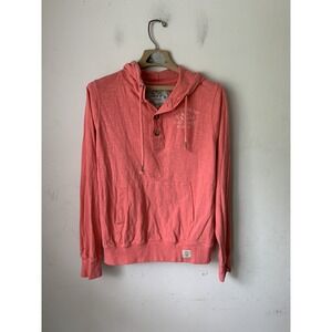 Cuffys Cape Cod Womens Hoodie Small Pink Beachy Preppy Nautical Coastal Hooded